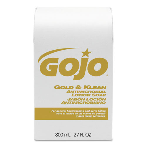 Gold and Klean Lotion Soap Bag-in-Box Dispenser Refill, Floral Balsam, 800 mL-(GOJ912712CT)