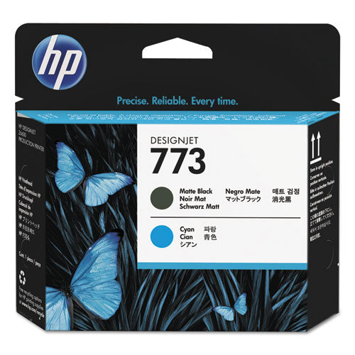 HP 773, (C1Q20A) Cyan/Matte Black Printhead-(HEWC1Q20A)