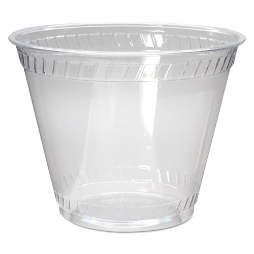 Greenware Cold Drink Cups, 9 oz, Clear, Old Fashioned, 50/Sleeve, 20 Sleeves/Carton-(FABGC9OF)