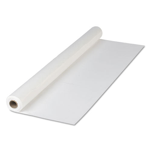 Plastic Roll Tablecover, 40" x 300 ft, White-(HFM114000)