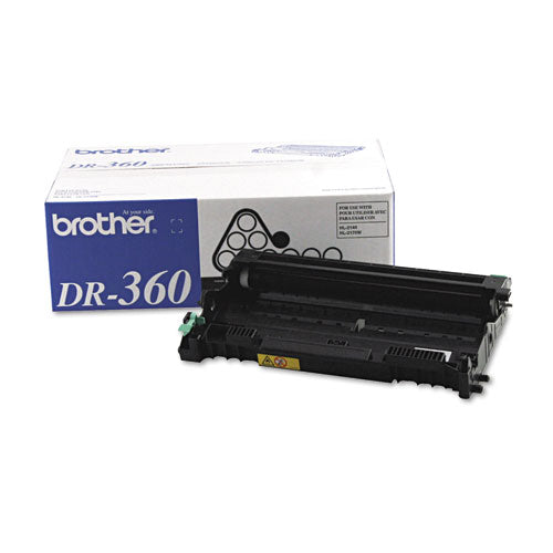 DR360 Drum Unit, 12,000 Page-Yield, Black-(BRTDR360)