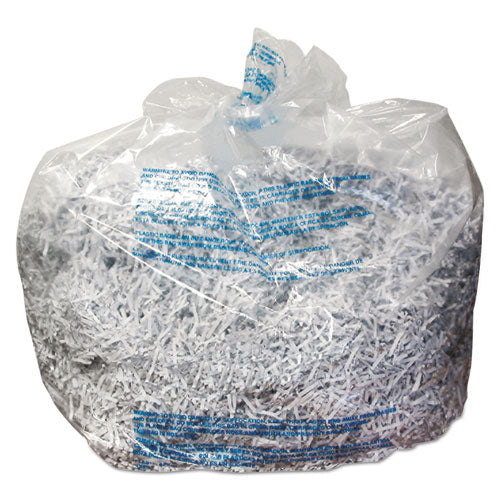 Plastic Shredder Bags, 30 gal Capacity, 25/Box-(SWI1765015)