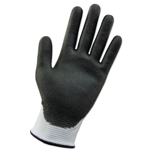 G60 ANSI Level 2 Cut-Resistant Glove, 240 mm Length, Large/Size 9, White/Black, 12 Pairs-(KCC38691)