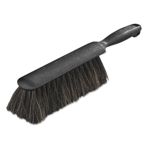 Counter/Radiator Brush, Black Horsehair Blend Bristles, 8" Brush, 5" Black Handle-(CFS3622503)