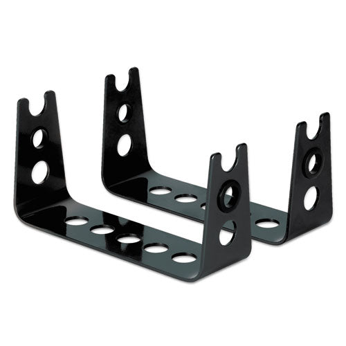 Metal Art Monitor Stand Risers, 4.75 x 8.75 x 2.5, Black-(ASP31480)