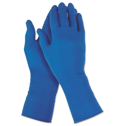 G29 Solvent Resistant Gloves, 295 mm Length, Medium/Size 8, Blue, 500/Carton-(KCC49824)