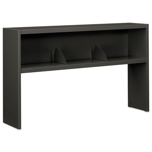 38000 Series Stack On Open Shelf Hutch, 60w x 13.5d x 34.75h, Charcoal-(HON386560NS)