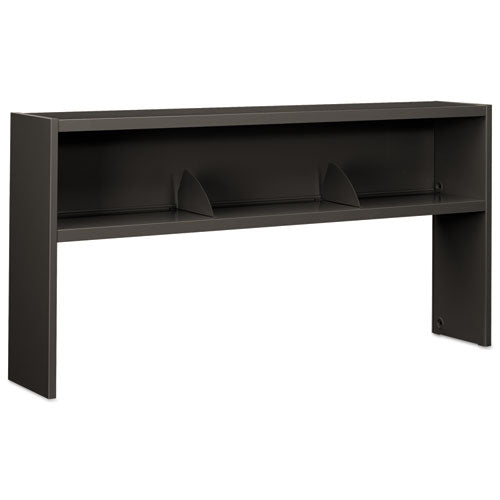 38000 Series Stack On Open Shelf Hutch, 72w x 13.5d x 34.75h, Charcoal-(HON386572NS)