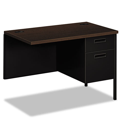 Metro Classic Series Workstation Return, Right, 42w x 24d x 29.5h, Mocha/Black-(HONP3235RMOP)