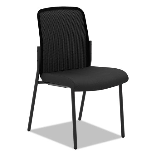 VL508 Mesh Back Multi-Purpose Chair, Supports Up to 250 lb, 19" Seat Height, Black Seat, Black Back, Black Base-(BSXVL508ES10)