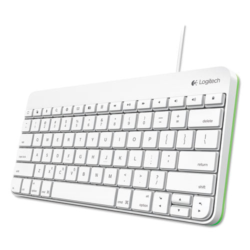 Wired Keyboard for iPad, Apple Lightning, White-(LOG920006341)