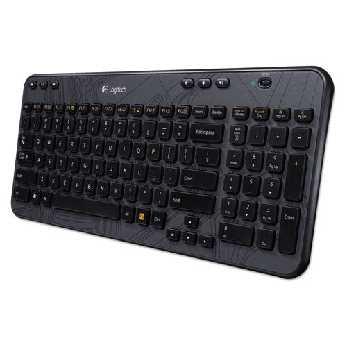 K360 Wireless Keyboard for Windows, Black-(LOG920004088)