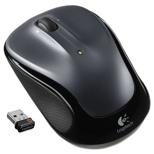 M325 Wireless Mouse, 2.4 GHz Frequency/30 ft Wireless Range, Left/Right Hand Use, Black-(LOG910002974)
