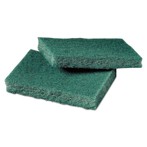 General Purpose Scrub Pad, 3 x 4.5, Green, 40 Pads/Box, 2 Boxes/Carton-(MMM59166)