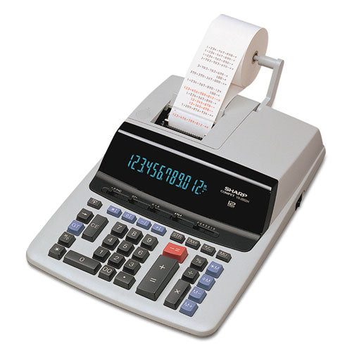 VX2652H Two-Color Printing Calculator, Black/Red Print, 4.8 Lines/Sec-(SHRVX2652H)