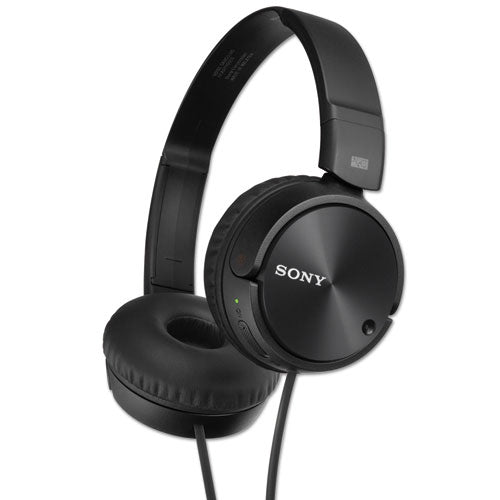 Noise Canceling Headphones, 4 ft Cord, Black-(SONMDRZX110NC)