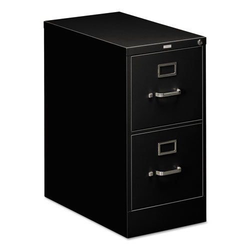 510 Series Vertical File, 2 Letter-Size File Drawers, Black, 15" x 25" x 29"-(HON512PP)