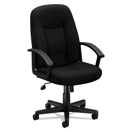 HVL601 Series Executive High-Back Chair, Supports Up to 250 lb, 17.44" to 20.94" Seat Height, Black-(BSXVL601VA10)