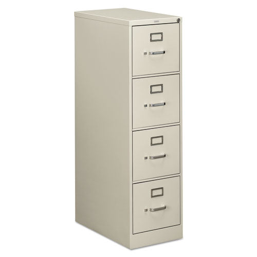 510 Series Vertical File, 4 Letter-Size File Drawers, Light Gray, 15" x 25" x 52"-(HON514PQ)