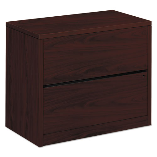 10500 Series Lateral File, 2 Legal/Letter-Size File Drawers, Mahogany, 36" x 20" x 29.5"-(HON10563NN)