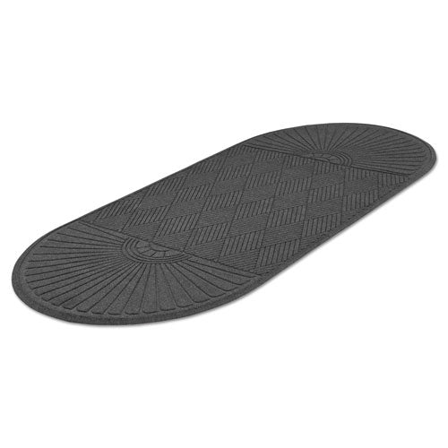EcoGuard Diamond Floor Mat, Double Fan, 36 x 96, Charcoal-(MLLEGDDF030804)