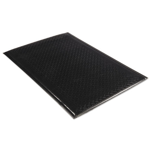 Soft Step Supreme Anti-Fatigue Floor Mat, 24 x 36, Black-(MLL24020301DIAM)