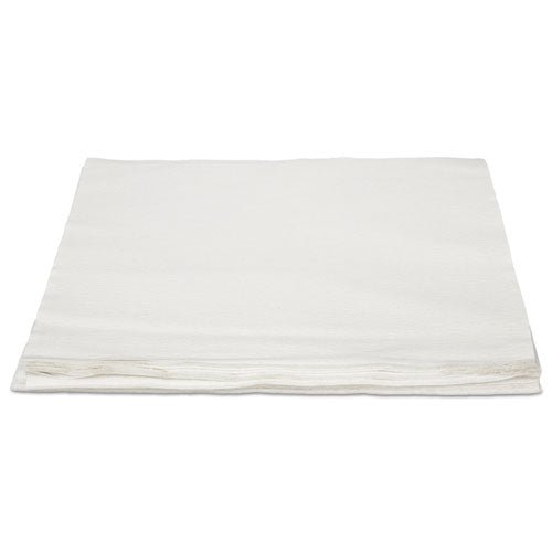 TASKBrand TopLine Linen Replacement Napkins, White, 16 x 16, 1000/Carton-(HOSNLRVDFBW)