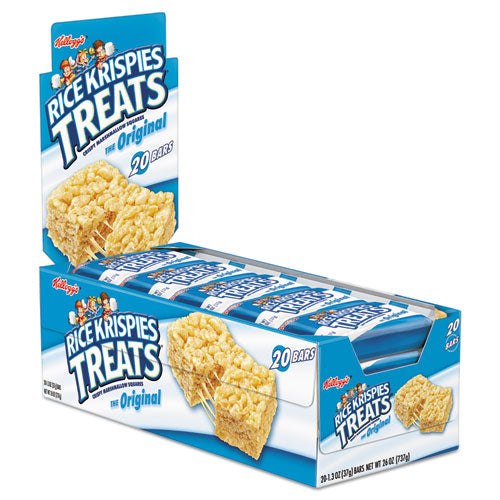 Rice Krispies Treats, Original Marshmallow, 1.3 oz Snack Pack, 20/Box-(KEB26547)