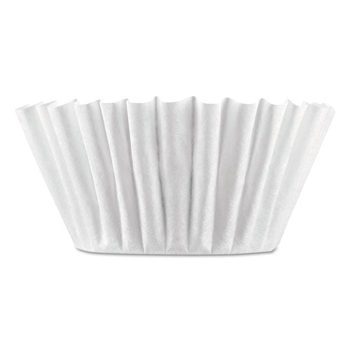 Coffee Filters, 8 to 12 Cup Size, Flat Bottom, 100/Pack-(BUNBCF100B)