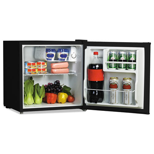 1.6 Cu. Ft. Refrigerator with Chiller Compartment, Black-(ALERF616B)