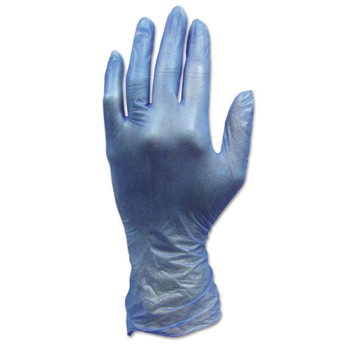 ProWorks Industrial Grade Disposable Vinyl Gloves, Powder-Free, Small, Blue, 1,000/Carton-(HOSGLV144FS)