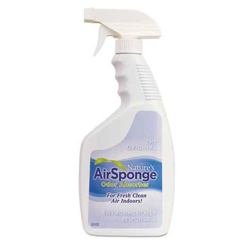 Sponge Odor Absorber Spray, Fragrance Free, 22 oz Spray Bottle, 12/Carton-(DEL10132CT)