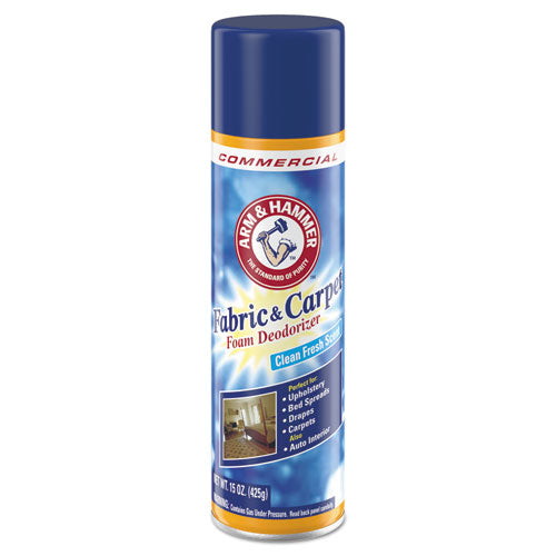 Fabric and Carpet Foam Deodorizer, Fresh Scent, 15 oz Aerosol Spray-(CDC3320000514EA)
