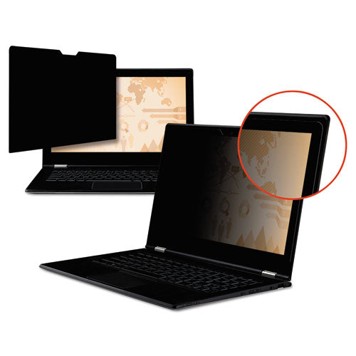 Touch Compatible Blackout Privacy Filter for 15.6" Widescreen Laptop, 16:9 Aspect Ratio-(MMMPF156W9E)