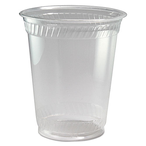 Kal-Clear PET Cold Drink Cups, 12 oz to 14 oz, Clear, Squat, 50/Sleeve, 20 Sleeves/Carton-(FABKC1214)