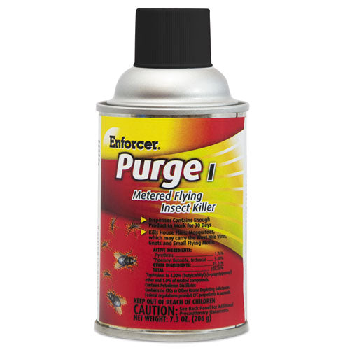 Purge I Metered Flying Insect Killer, 7.3 oz Aerosol Spray, Unscented, 12/Carton-(AMREPMFIK7)