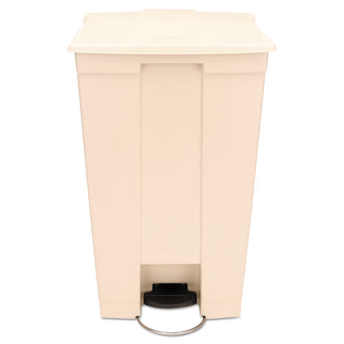 Step-On Receptacle, 23 gal, Polyethylene, Beige-(RCP614600BG)