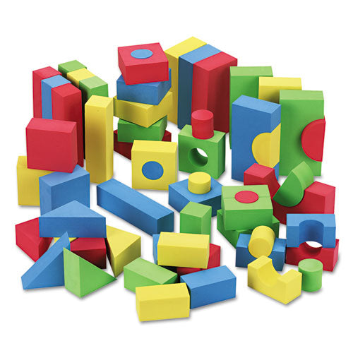 Blocks, High-Density Foam, Assorted Colors, 68/Pack-(CKC4380)
