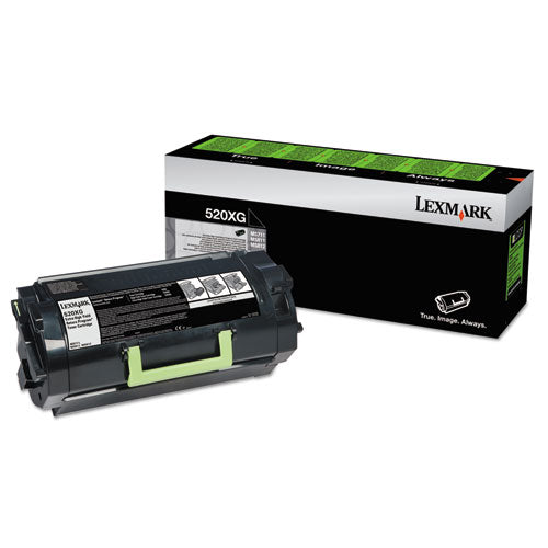 52D0X0G Return Program Extra High-Yield Toner, 45,000 Page-Yield, Black-(LEX52D0X0G)