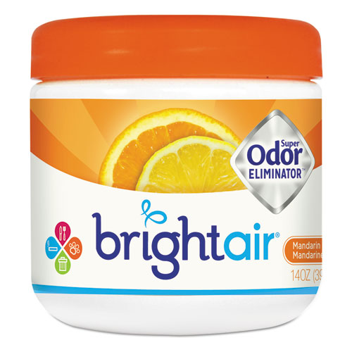Super Odor Eliminator, Mandarin Orange and Fresh Lemon, 14 oz Jar-(BRI900013EA)