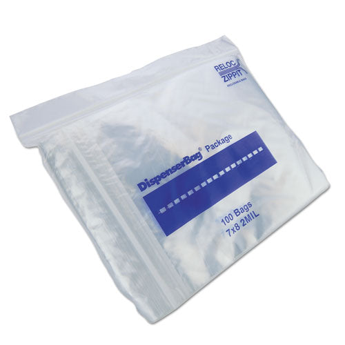Plastic Zipper Bags, 2 mil, 7" x 8", Clear, 1,000 Bags/Box, 2 Boxes/Carton-(MGPMGZ2P0708)