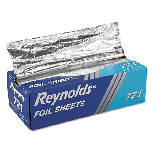 Pop-Up Interfolded Aluminum Foil Sheets, 12 x 10.75, Silver, 500/Box-(RFP721BX)