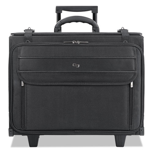 Classic Rolling Catalog Case, Fits Devices Up to 17.3", Polyester, 18 x 7 x 14, Black-(USLB1514)