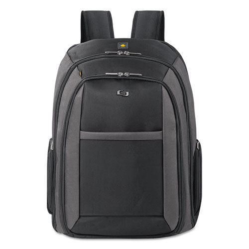 Pro CheckFast Backpack, Fits Devices Up to 16", Ballistic Polyester, 13.75 x 6.5 x 17.75, Black-(USLCLA7034)