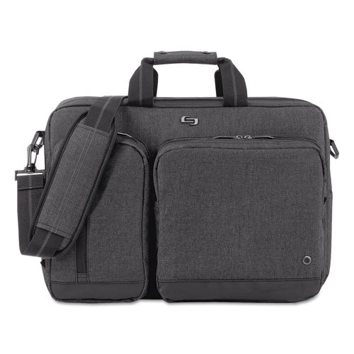 Urban Hybrid Briefcase, Fits Devices Up to 15.6", Polyester, 16.75" x 4" x 12", Gray-(USLUBN31010)