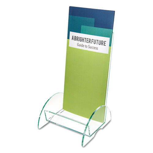 Euro-Style DocuHolder, Leaflet Size, 4.5w x 4.5d x 7.88h, Green Tinted-(DEF775383)