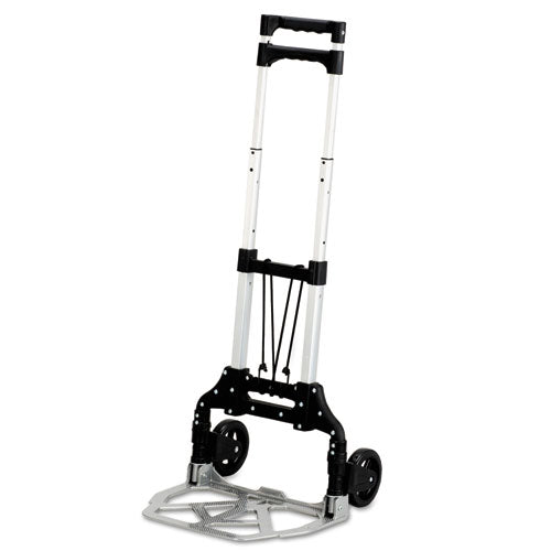 Stow and Go Cart, 110 lb Capacity, 15.25 x 16 x 39, Aluminum-(SAF4049)