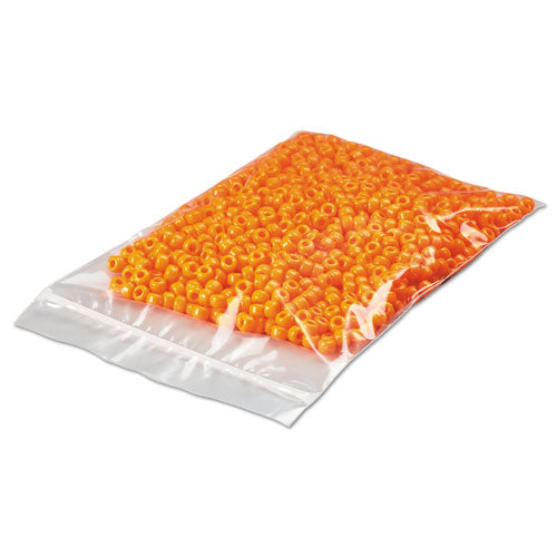 Reclosable Poly Bags, Zipper-Style Closure, 2 mil, 4" x 6", Clear, 1,000/Carton-(UNV2MZ46)