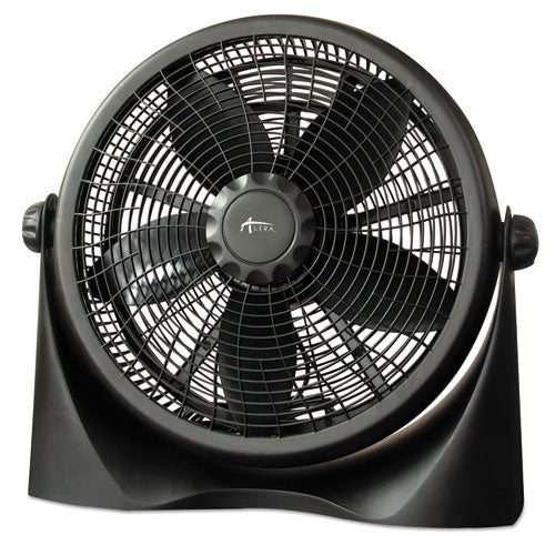 16" Super-Circulation 3-Speed Tilt Fan, Plastic, Black-(ALEFAN163)