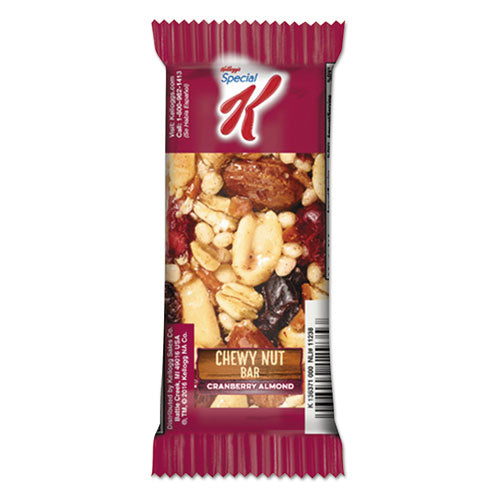 Special K Chewy Nut Bars, Cranberry Almond, 1.16 oz Bar, 6/Box-(KEB14606)